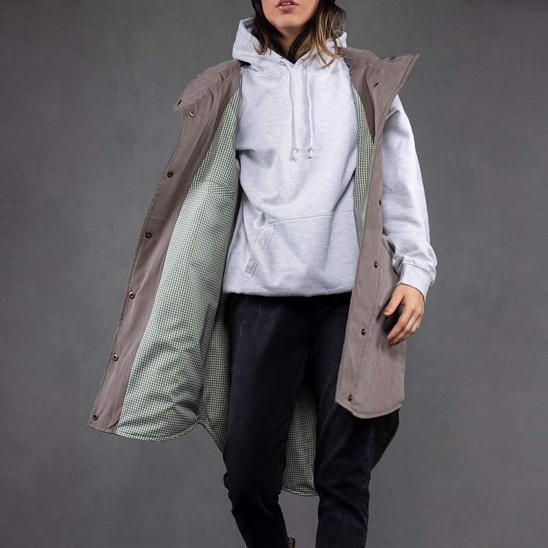 Elena - puffer rain coat